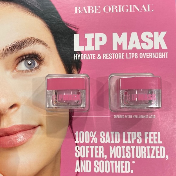 Babe Original (NEW) Overnight Lip Mask - 2 Pack! - Picture 1 of 5